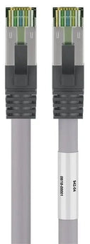 CAT8.1 S/FTP PIMF LSZH 1M Grijs - Networkdiscount.com