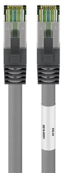 CAT8.1 S/FTP PIMF LSZH 1M Grijs - Networkdiscount.com