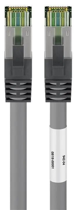CAT8.1 S/FTP PIMF LSZH 1M Grijs - Networkdiscount.com