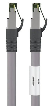 CAT8.1 S/FTP PIMF LSZH 1M Grijs - Networkdiscount.com