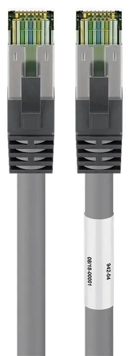 CAT8.1 S/FTP PIMF LSZH 2M Grijs - Networkdiscount.com
