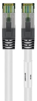 CAT8.1 S/FTP PIMF LSZH 2M Wit - Networkdiscount.com