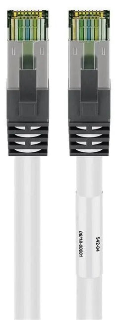 CAT8.1 S/FTP PIMF LSZH 2M Wit - Networkdiscount.com