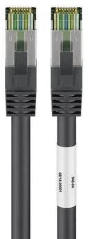 CAT8.1 S/FTP PIMF LSZH 2M Zwart - Networkdiscount.com