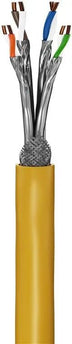 CAT8.1 S/FTP (PiMF) Netwerkkabel geel 50 M GHMT gecertificeerd - Networkdiscount.com