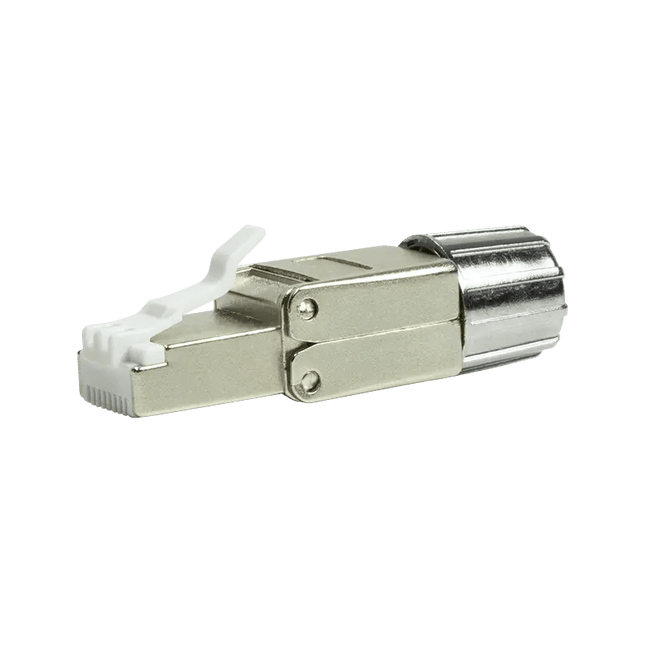CAT8.1 Toolless Connector RJ45 - STP voor soepele en stugge kabel - Networkdiscount.com