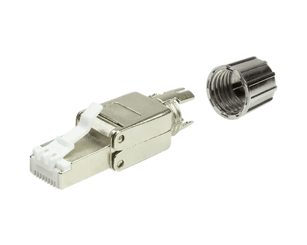 CAT8.1 Toolless Connector RJ45 - STP voor soepele en stugge kabel - Networkdiscount.com