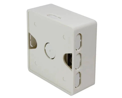 Combi Inbouw + opbouwdoos CAT6 2x RJ45 RAL9010 - Networkdiscount.com