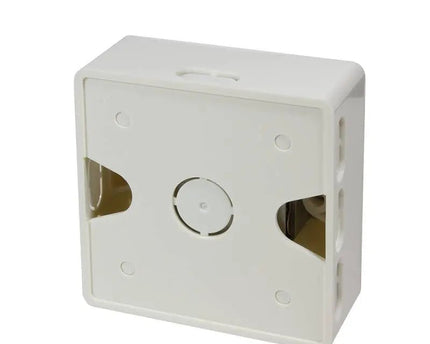 Combi Inbouw + opbouwdoos CAT6 2x RJ45 RAL9010 - Networkdiscount.com