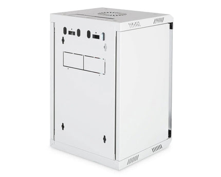 Combi wandmontagekast 10U horizontaal (10"), 5U verticaal (19"), grijs - Networkdiscount.com