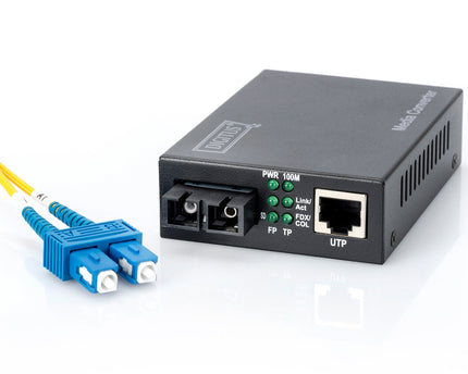 DIGITUS Fast Ethernet Mediaconverter, RJ45 / SC - Networkdiscount.com