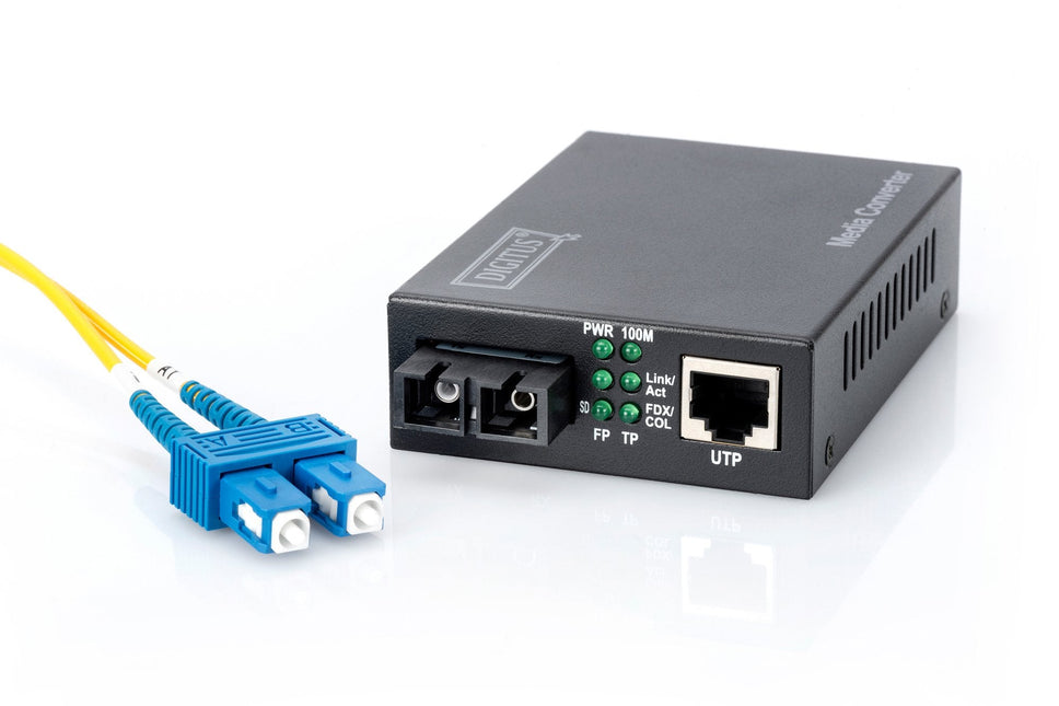 DIGITUS Fast Ethernet Mediaconverter, RJ45 / SC - Networkdiscount.com