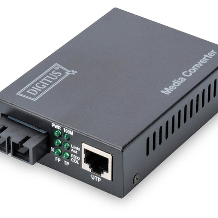 DIGITUS Fast Ethernet Mediaconverter, RJ45 / SC - Networkdiscount.com