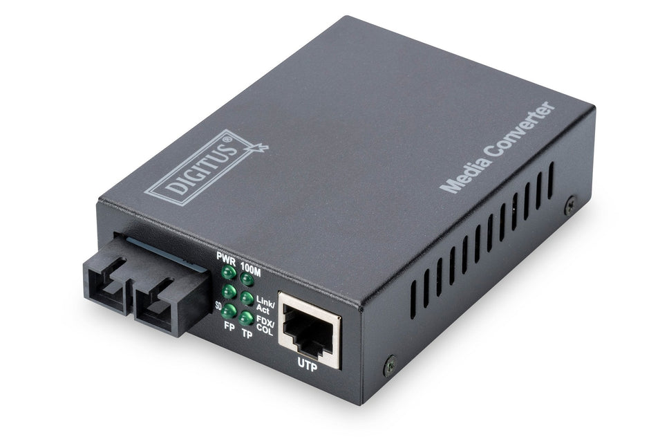 DIGITUS Fast Ethernet Mediaconverter, RJ45 / SC - Networkdiscount.com