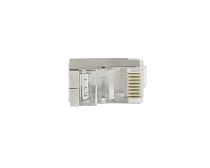 Doorsteek CAT6 Connector RJ45 - STP 50 stuks voor soepele en stugge kabel - Networkdiscount.com