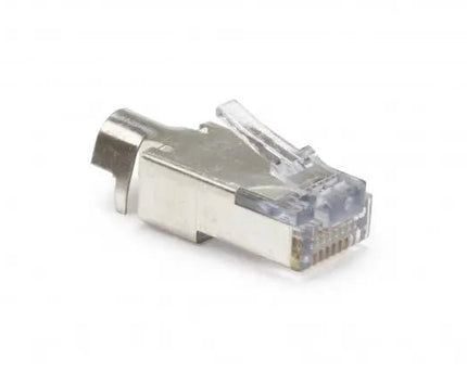 Doorsteek CAT6a Connector RJ45 - STP 10 stuks voor soepele en stugge kabel - Networkdiscount.com