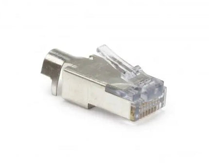 Doorsteek CAT7 Connector RJ45 - STP 10 stuks voor soepele en stugge kabel - Networkdiscount.com