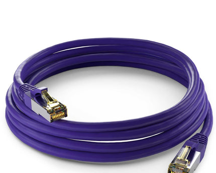 Cat6a S/FTP PIMF LSZH Paars 7.5 meter