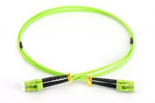 LWL OM5 Fiber Optic Multimode Patch Cord, LC / LC 1 M