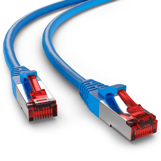 Cat6 S/FTP LSZH 0.5M Blue