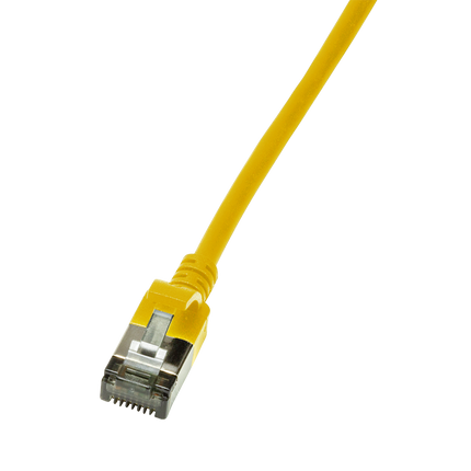 CAT6a U/FTP Ultraflex, 100% Copper, Yellow, 2M