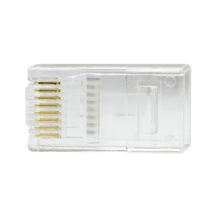 Pierce CAT6 Connector RJ45 - UTP 10 pieces for smooth and rigid cable