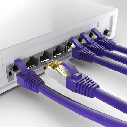 Cat6a S/FTP LSZH 1M Violet