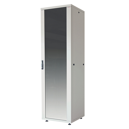 16U patch cabinet 600x600x878mm light gray