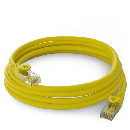 Cat6 10M geel UTP kabel