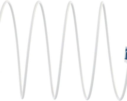 Ultra flexible 3M CAT 6A patch cable, thin, U/UTP, white