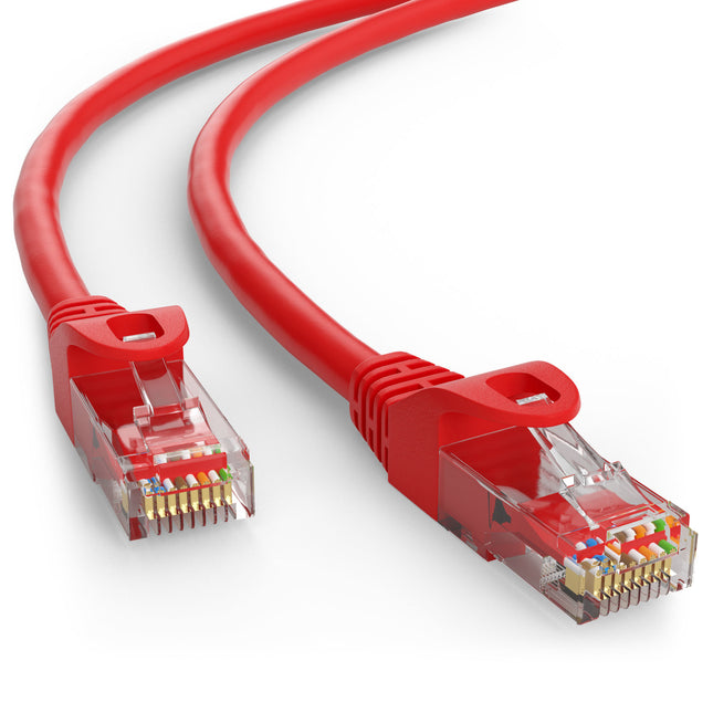 Cat5e 0.25M Red U/UTP Cable