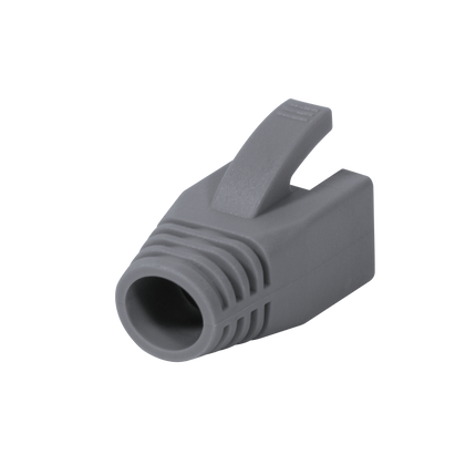 RJ45 strain relief boot 8mm grey 50 pcs