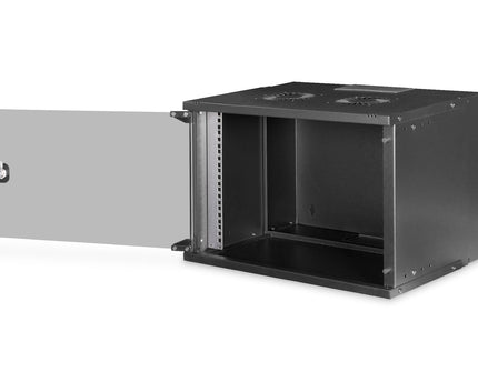 7U wall mounting cabinet, SOHO PRO 370 x 540 x 400 mm, black