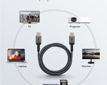 DisplayPort™ Kabel, 8K @ 60 Hz 1M
