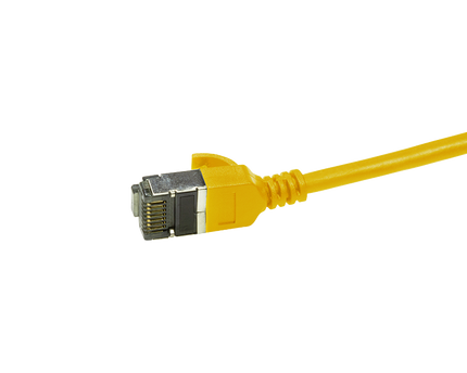 CAT6a U/FTP Ultraflex, 100% koper, geel, 2M