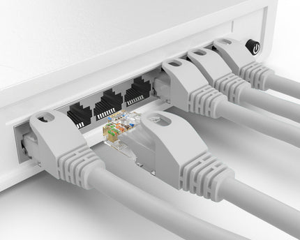 Cat5e 25M Grijs UTP kabel
