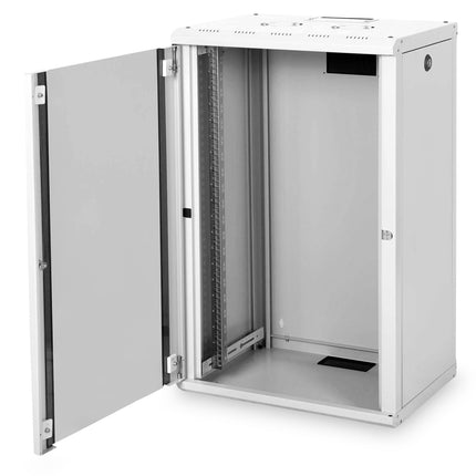 20U wall mounting cabinet, Unique 998x600x450 mm, color gray (RAL 7035)