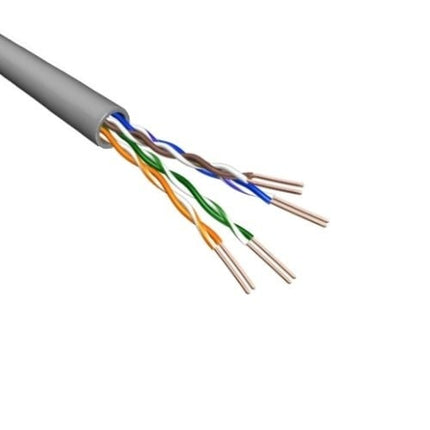 CAT5e U/UTP AWG24 PVC Solid 305M Grey 100% Copper