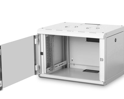 7U wall mounting cabinet, Unique 420x600x450 mm, color gray (RAL 7035)