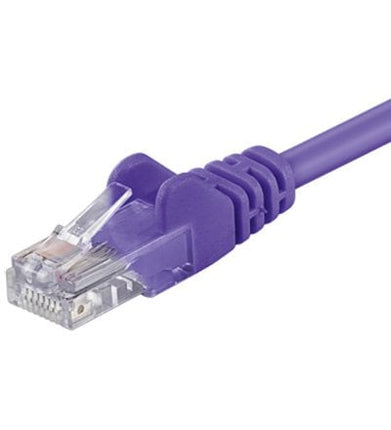 Cat5e 15M paars UTP kabel