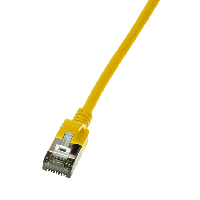 CAT6a U/FTP Ultraflex, 100% Copper, Yellow, 5M