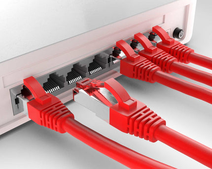 Cat6 S/FTP PIMF LSOH rood 1.5 meter
