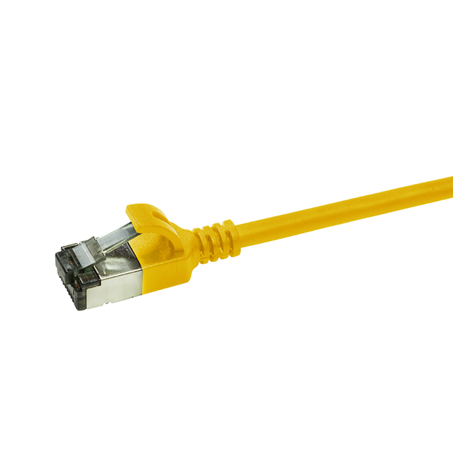 CAT6a U/FTP Ultraflex, 100% Copper, Yellow, 1.5M