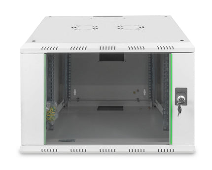 7U wandmontagekast, Unique 420x600x600 mm, kleur grijs (RAL 7035)