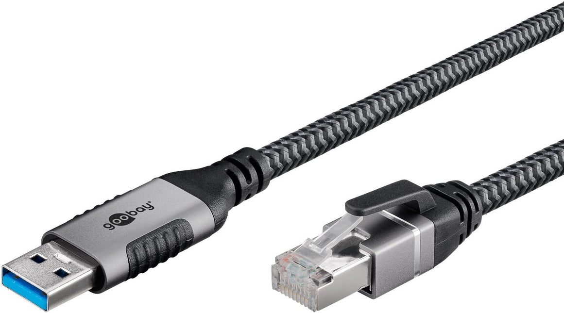 USB-A 3.0 to RJ45 Ethernet Cable 1M