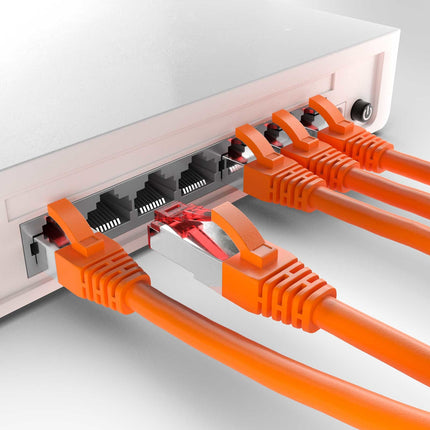 Cat6 S/FTP LSZH 10M Orange