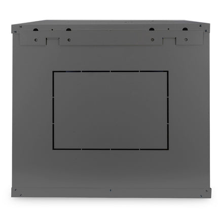 12U wall mounting cabinet, Dynamic 611x600x450 mm, color black (RAL 9005)