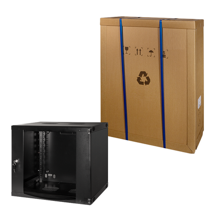 12U wall cabinet disassembled 540x450x595mm (WxDxH)