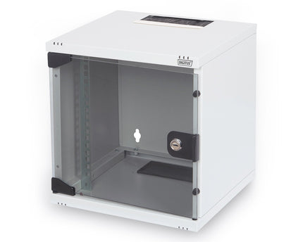 10 inch netwerkbundel, inclusief 6U-kast 330 x 312 x 100 mm, grijze plank, PDU, 8-poorts switch, CAT 6 patchpaneel