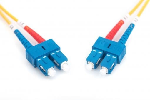 LWL OS2 Singlemode Fiber Optic Patch Cable, SC / SC 5 M